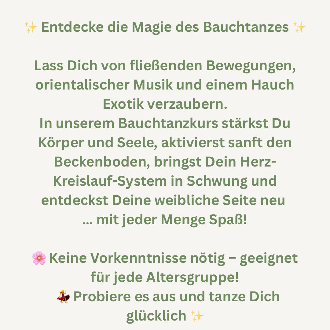 Beschreibung Bauchtanz